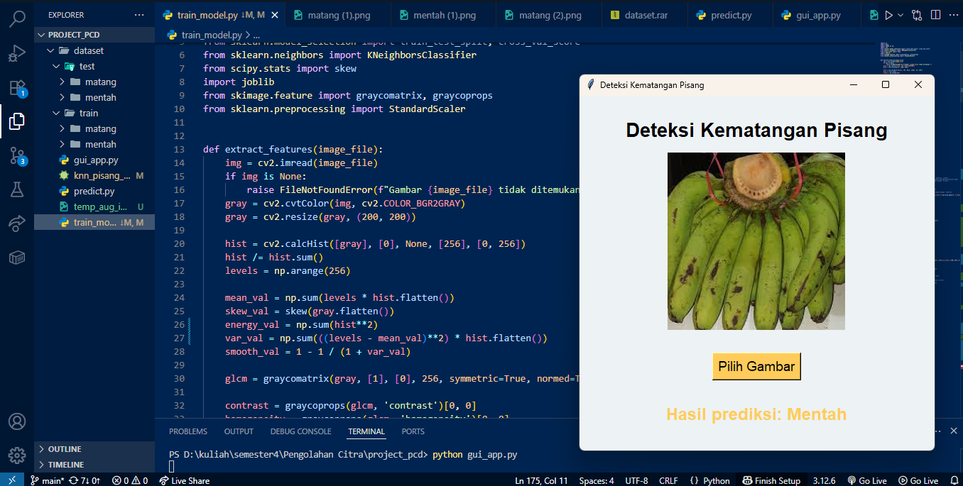 Deteksi Kematangan Pisang